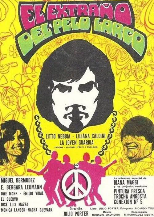 El extraño del pelo largo movie poster