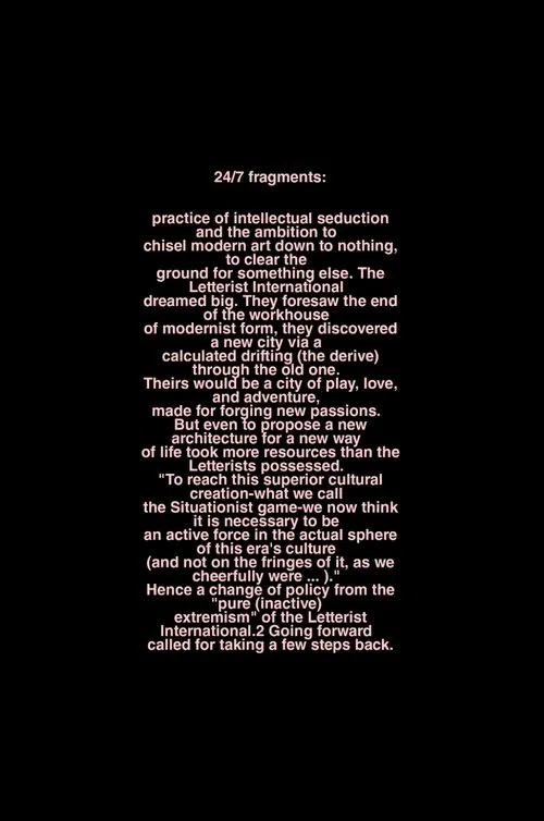 24/7 fragments movie poster