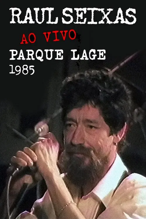Poster do filme Raul Seixas ao vivo no Parque Lage
