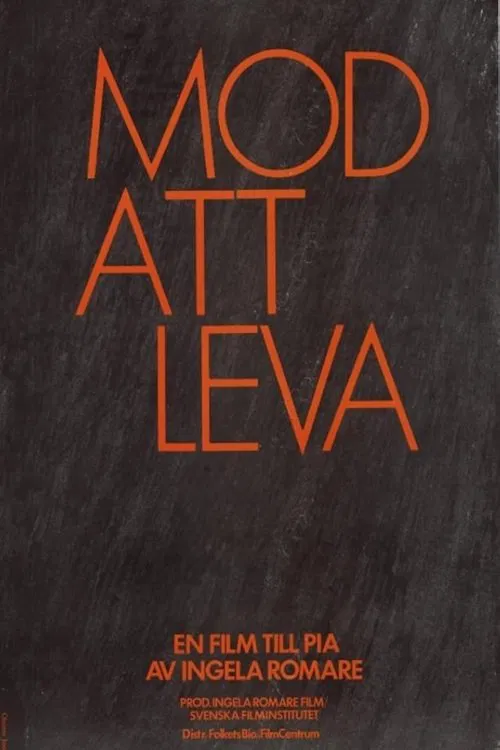 Mod att leva movie poster