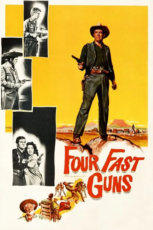 Four Fast Guns movie poster