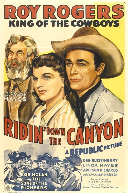 Ridin' Down the Canyon movie poster