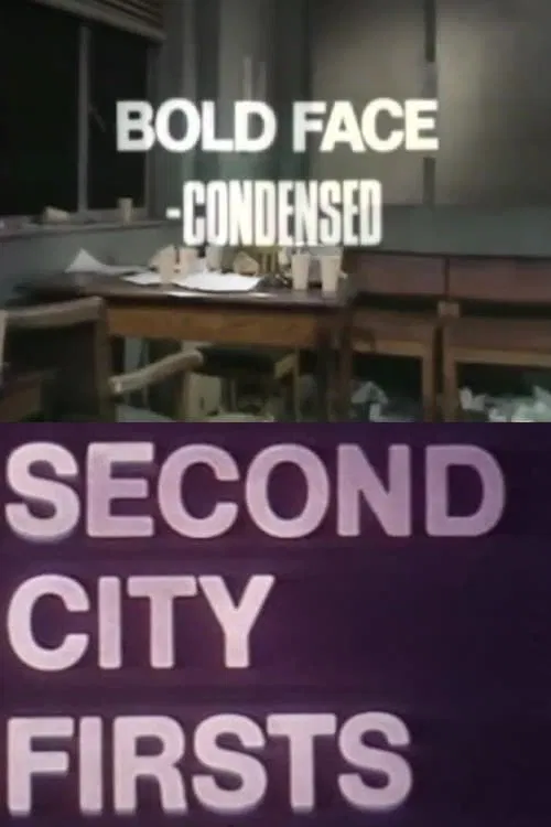 Bold Face: Condensed movie poster