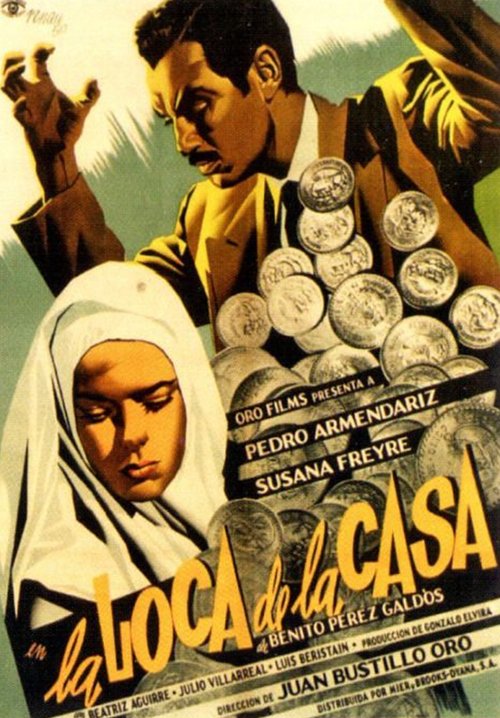 La loca de la casa movie poster