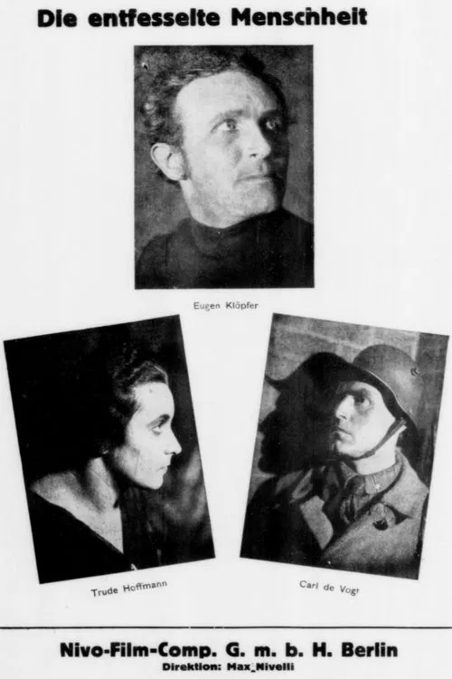 Die entfesselte Menschheit movie poster