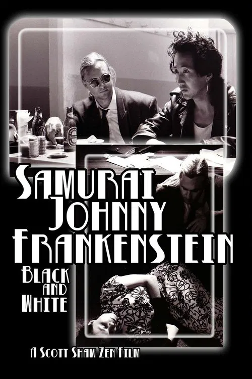 Poster do filme Samurai Johnny Frankenstein Black and White