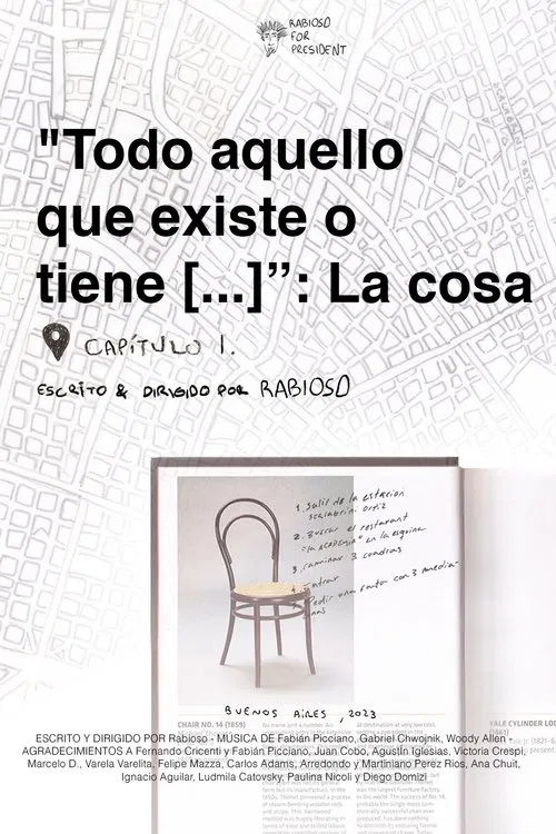 Todo aquello que existe o tiene [...]: La cosa movie poster