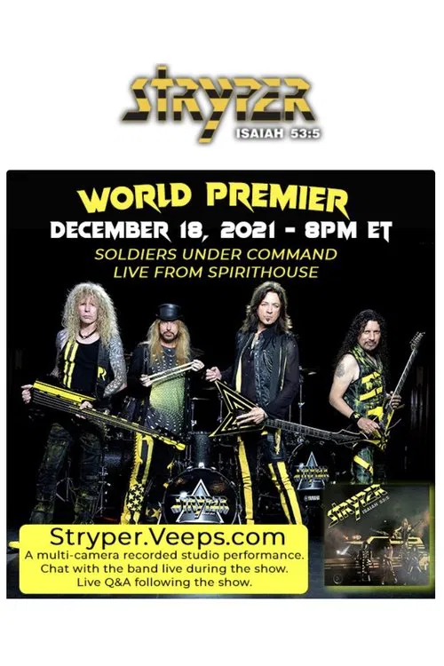 Stryper - Soldiers from the Underground Live Stream movie poster
