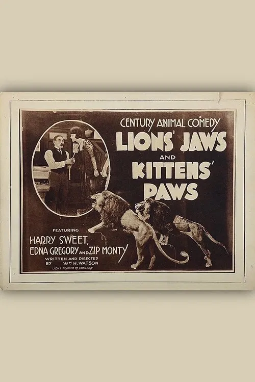 Poster do filme Lion's Jaws and Kitten's Paws