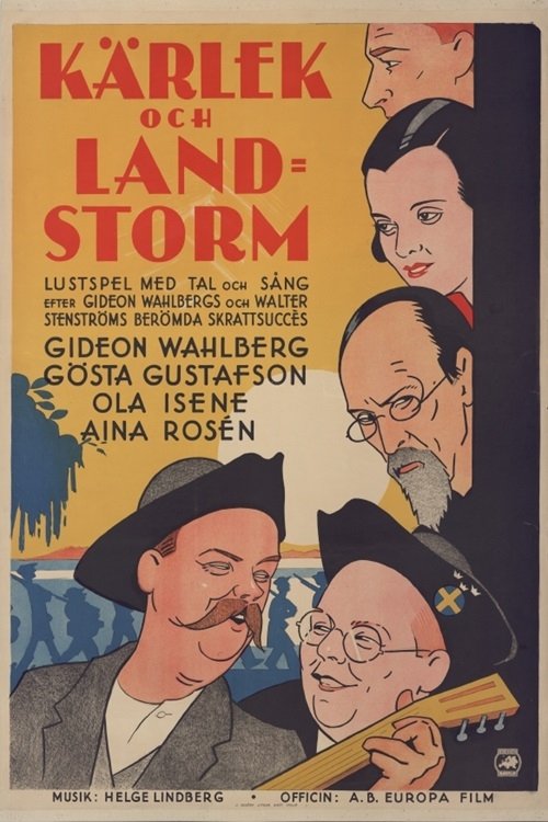 Kärlek och landstorm movie poster