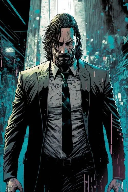 Untitled Animated John Wick Prequel movie poster