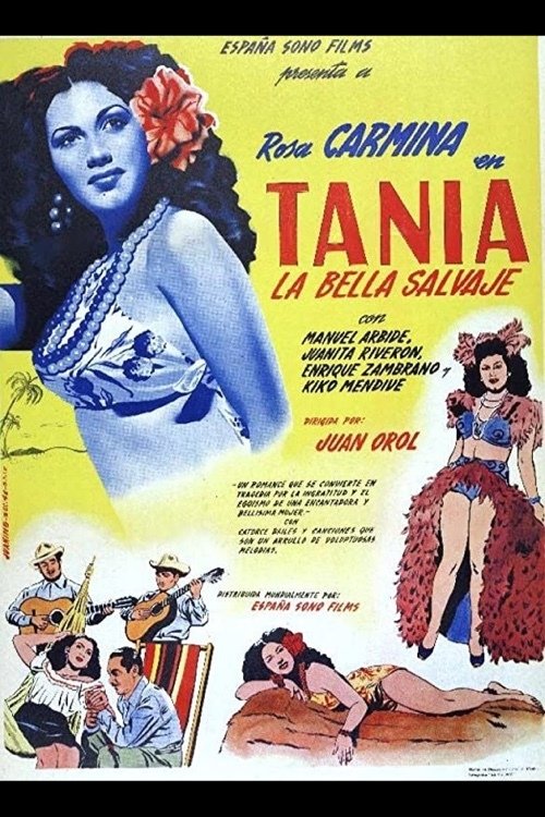 Tania, the Beautiful Wild Girl movie poster