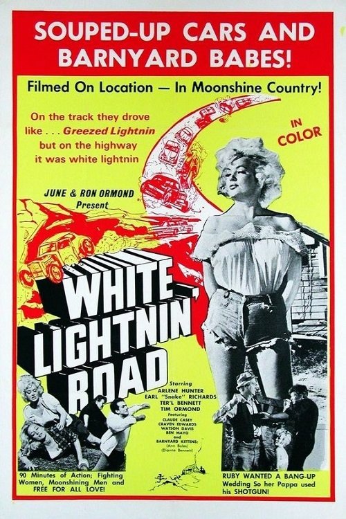 White Lightnin' Road movie poster