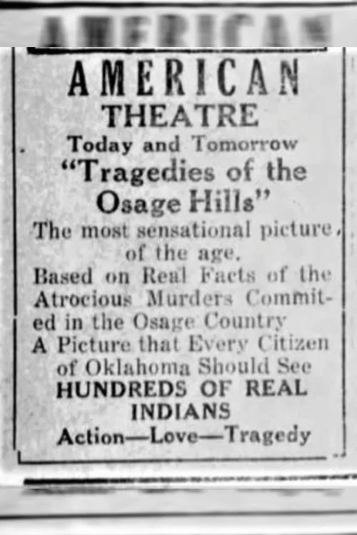 Tragedies of the Osage Hills movie poster