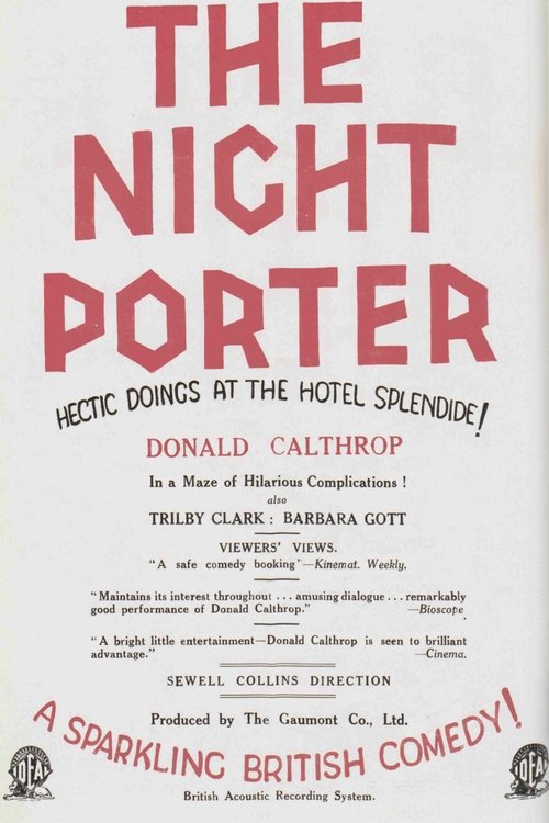 The Night Porter movie poster