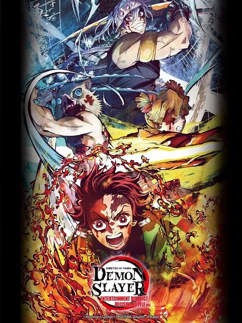 Demon Slayer: Kimetsu no Yaiba - Entertainment District Decisive Battle Arc movie poster