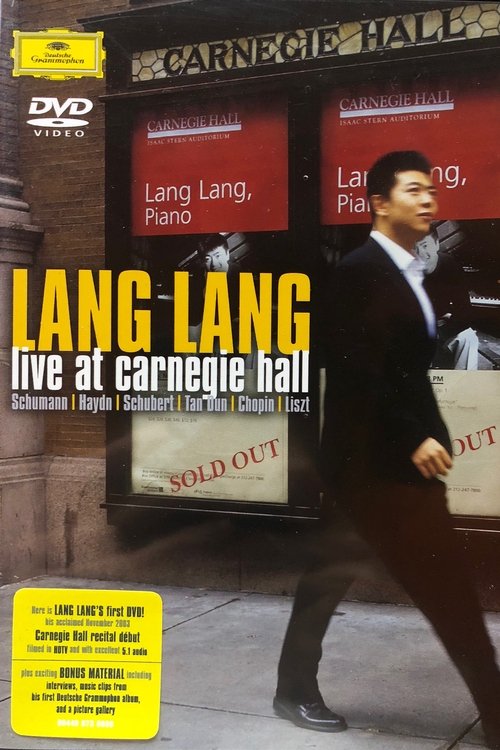 Lang Lang - live at the Carnegie Hall movie poster