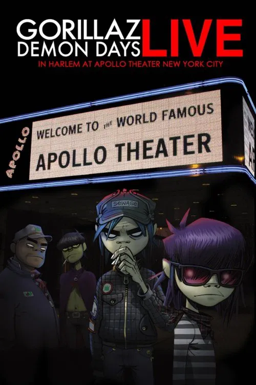 Poster do filme Gorillaz: Demon Days Live in Harlem at Apollo Theater
