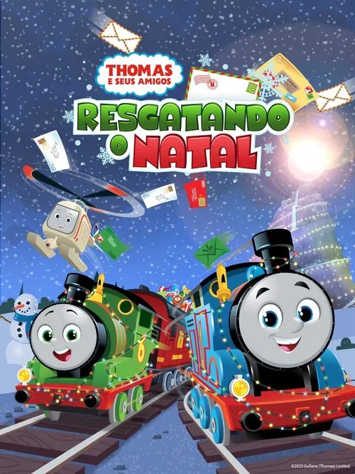 Poster do filme Thomas e sues Amigos: Resgatando o Natal
