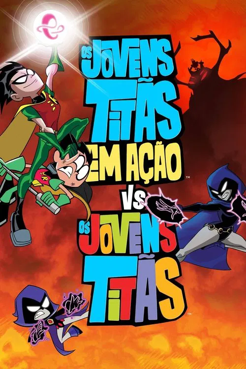 Poster do filme Os Jovens Titãs em Ação Vs. Os Jovens Titãs