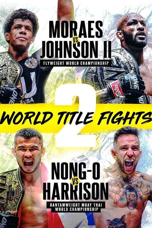 Poster do filme ONE on Prime Video 1: Moraes vs. Johnson II