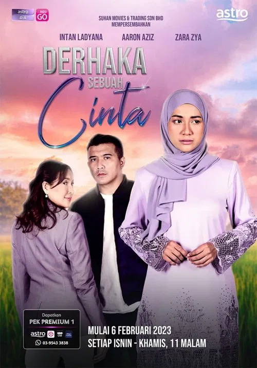 Derhaka Sebuah Cinta tv show poster