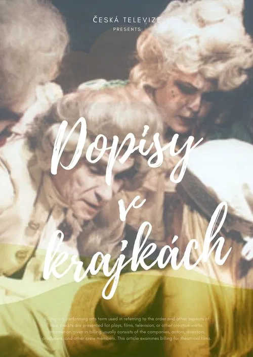 Dopisy v krajkách movie poster