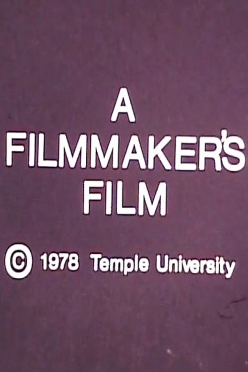 A Filmmaker's Film movie poster