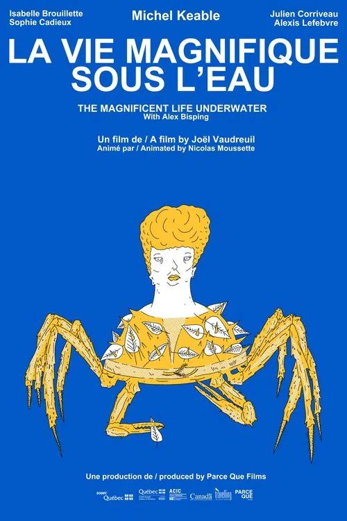 The magnificient life underwater movie poster