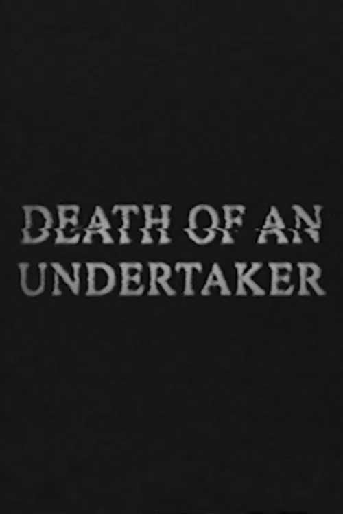 Death of an Undertaker movie poster