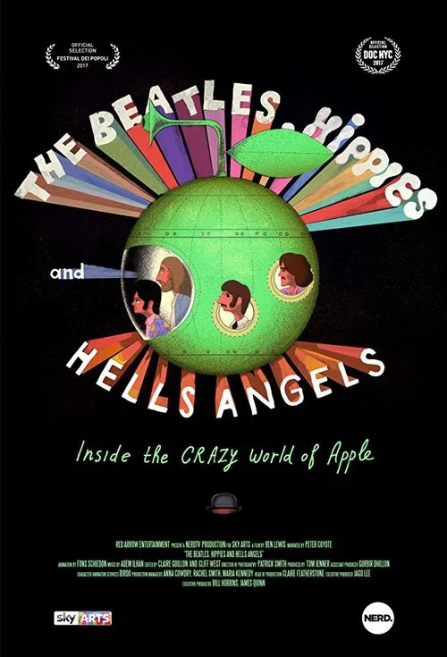 Poster do filme The Beatles, Hippies & Hells Angels: Inside the Crazy World of Apple