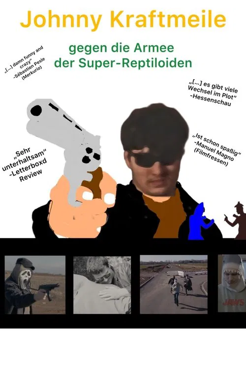 Johnny Kraftmeile vs the army of super-reptiloids movie poster