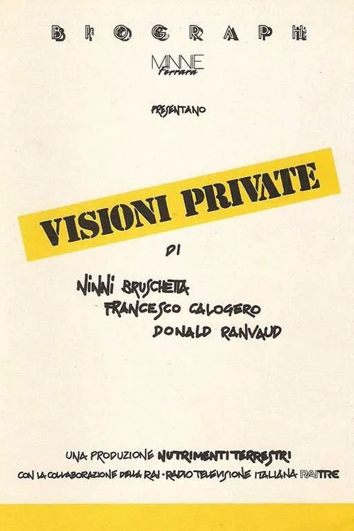 Visioni private movie poster
