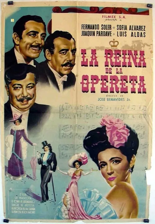 La reina de la opereta movie poster