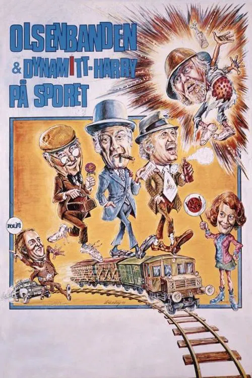 The Olsen Gang and Dynamite-Harry On The Trail movie poster