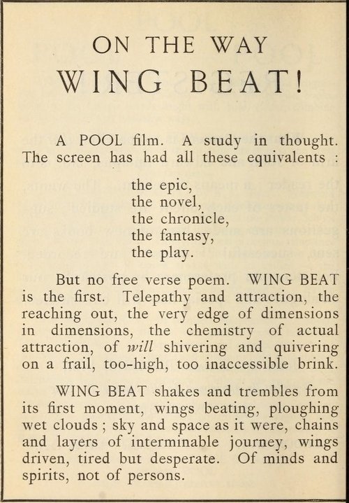 Wing Beat movie poster