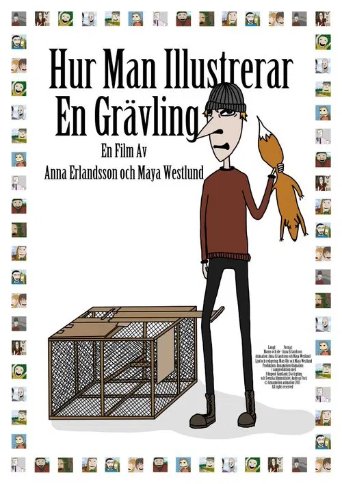 How to Illustrate a Badger movie poster