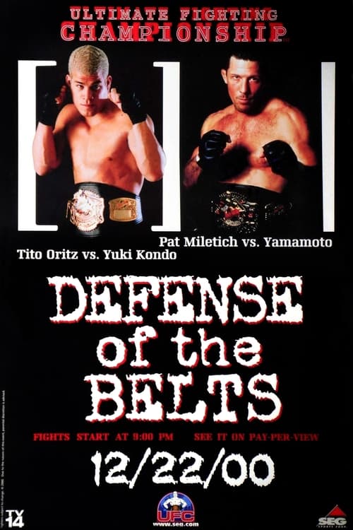 UFC 29: Defense of the Belts movie poster