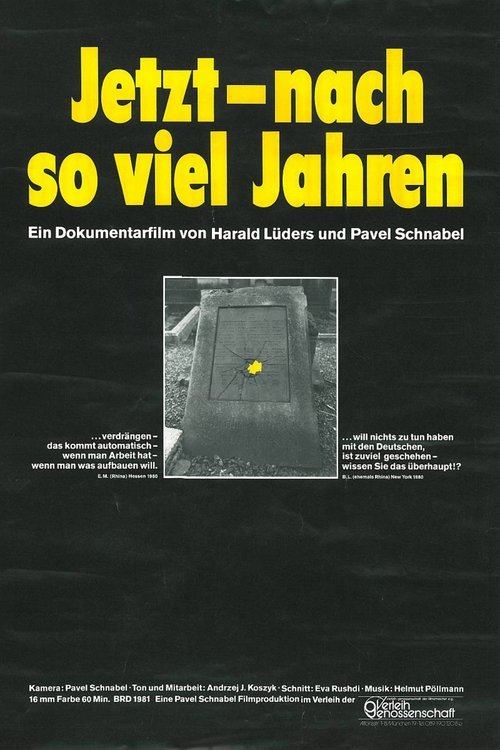 Poster do filme Jetzt, nach so viel’ Jahren