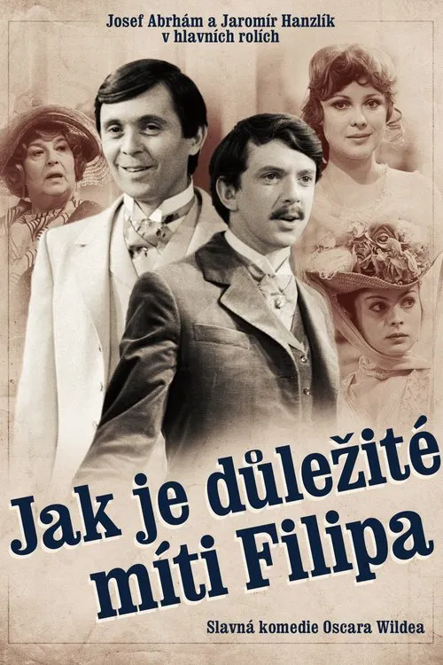 Poster do filme Jak je důležité míti Filipa