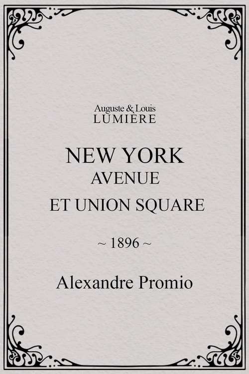 New York, Avenue et Union Square movie poster