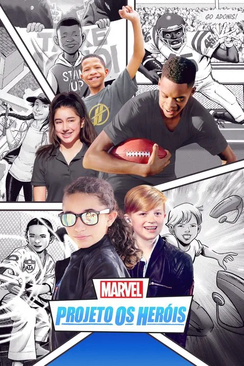 Poster da série Projeto Os Heróis da Marvel
