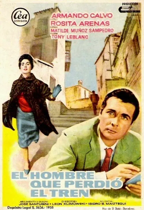 El hombre que perdió el tren movie poster