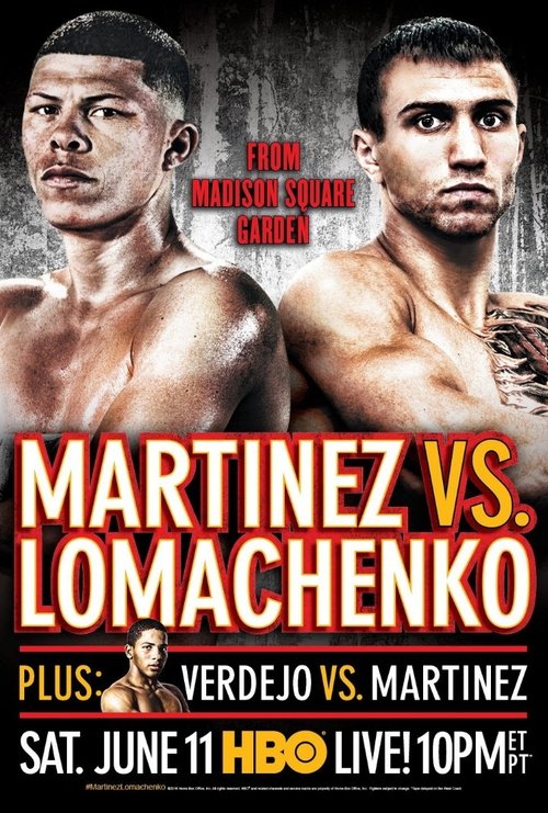 Roman Martinez vs. Vasyl Lomachenko movie poster
