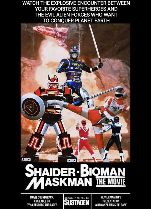Shaider - Bioman - Maskman: The Movie movie poster