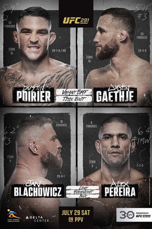 UFC 291 Countdown movie poster