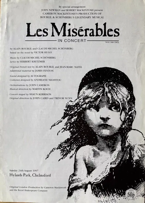 Les Misérables: In Concert at Hylands Park movie poster