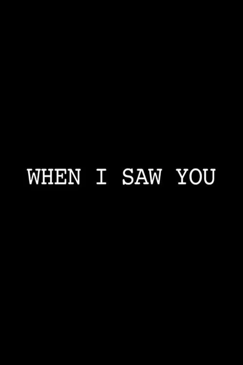 When I Saw You movie poster