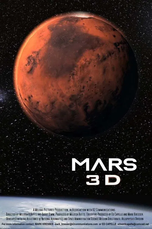 Mars 3D movie poster
