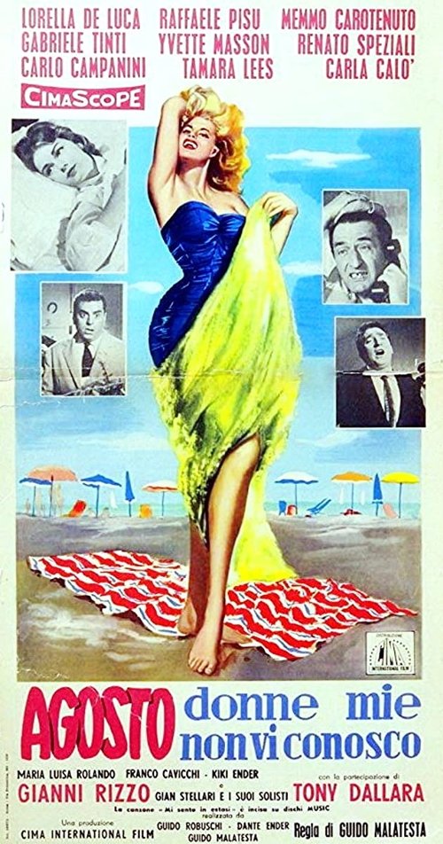 Agosto, donne mie non vi conosco movie poster